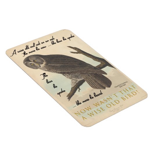 Alte Uhu Magnet (Rechte Seite)