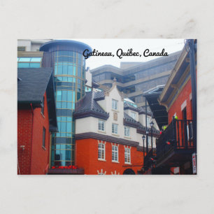 Alte und neue Gebäude Im Zentrum von Vieux Hull Postkarte