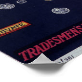 Alte und neue Lohnsätze Erster Weltkrieg Poster (Ecke)