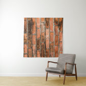 Alte und Vintage, rote Ziegelmauerstruktur Wandteppich (Beispiel (Horizontal))