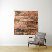 Alte und Vintage, rote Ziegelmauerstruktur Wandteppich (Beispiel)