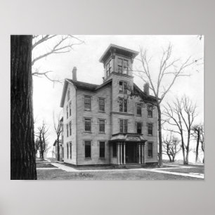 Alte Uni, Evanston, Baujahr 1855 Poster