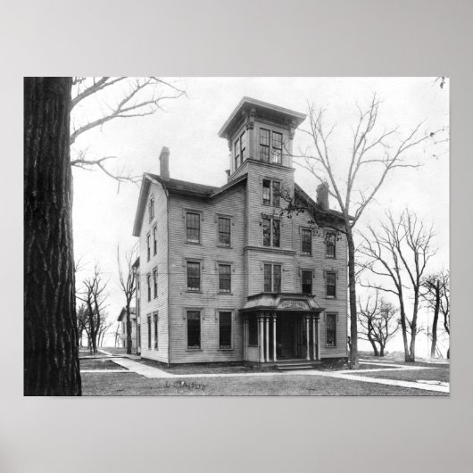 Alte Uni, Evanston, Baujahr 1855 Poster (Vorne)