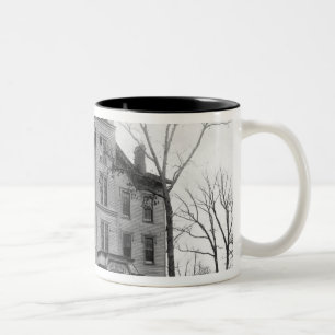 Alte Uni, Evanston, im Jahre 1855 errichtet Zweifarbige Tasse