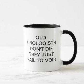 ALTE UROLOGEN - VERSAGEN SIE, UM AUFZUHEBEN TASSE