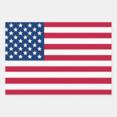Alte US Flagge Geschenkpapier Set (Vorderseite 3)