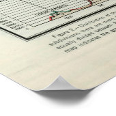 Alte US-Landkarte für natürliche Vegetation (1923) Poster (Ecke)