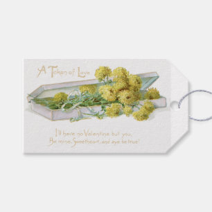 Alte Valentinische Blume Geschenkanhänger