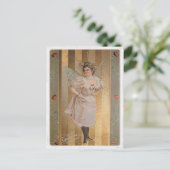 Alte Valentinstag-Postkarte Feiertagspostkarte (Stehend Vorderseite)
