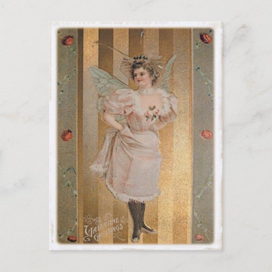 Alte Valentinstag-Postkarte Feiertagspostkarte (Vorderseite)
