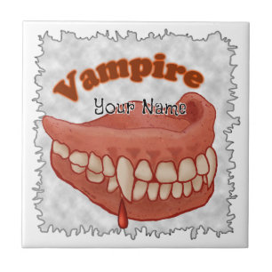 Alte Vampirzähne Fliese