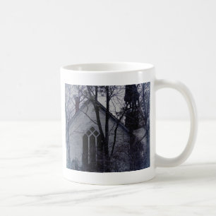 Alte verlassene Kirche Kaffeetasse