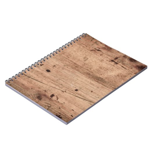 Alte verschrottete Holz-Hintergrund Textur Notizblock (Linke Seite)