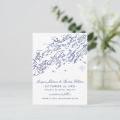 ALTE VERSION Save the Date Postkarte (Stehend Vorderseite)