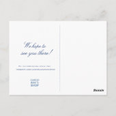 ALTE VERSION Save the Date Postkarte (Rückseite)