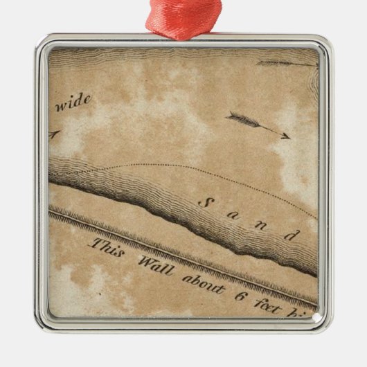 Alte Verstärkung auf dem Missouri Ornament Aus Metall (Vorne)