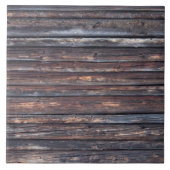 Alte verwitterte hölzerne Wandbeschaffenheit Fliese (Vorderseite)