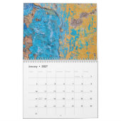 Alte verwitterte Oberfläche Kalender (Jan 2027)