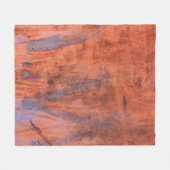 Alte verwitterte rostige Textur abstrakt, altert,  Fleecedecke (Vorderseite (Horizontal))