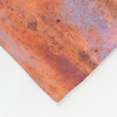 Alte verwitterte rostige Textur abstrakt, altert,  Fleecedecke (Ecke)
