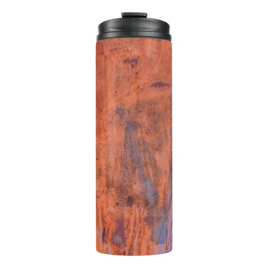 Alte verwitterte rostige Textur abstrakt, altert, Thermosbecher (Vorderseite)