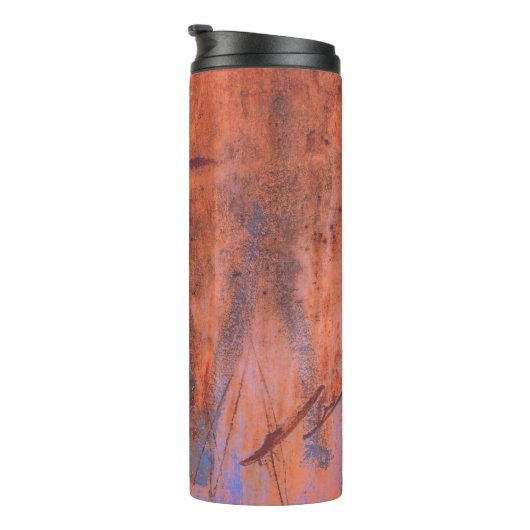 Alte verwitterte rostige Textur abstrakt, altert,  Thermosbecher (Nach rechts gedreht)