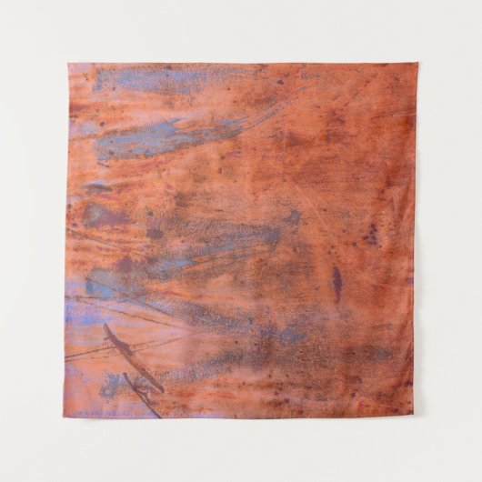 Alte verwitterte rostige Textur abstrakt, altert, Wandteppich (Vorderseite (Horizontal))