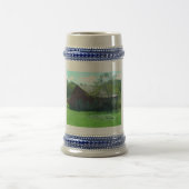 Alte verwitterte Scheune Bierglas (Mittel)