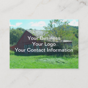 Alte verwitterte Scheune Visitenkarte