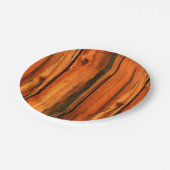 alte verwitterte Stallplatten Pappteller (Schrägansicht)