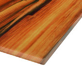 alte verwitterte Stallplatten Schneidebrett (Ecke)