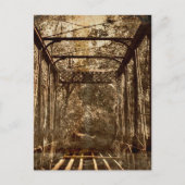Alte verzweigte Brücke Postkarte (Vorderseite)
