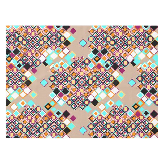 Alte Viertel (spanische Fliesen-) Tischdecke durch (Vorderseite (Horizontal))