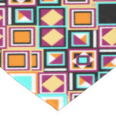 Alte Viertel (spanische Fliesen-) Tischdecke durch (Schrägansicht)