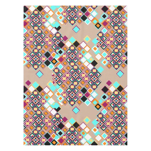 Alte Viertel (spanische Fliesen-) Tischdecke durch (Vorderseite)