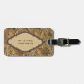 Alte Viktorianisch warme Herbstwochen Gepäckanhänger (Vorderseite horizontal)