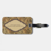 Alte Viktorianisch warme Herbstwochen Gepäckanhänger (Rückseite horizontal)