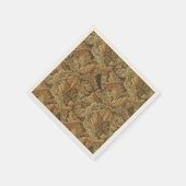 Alte Viktorianisch warme Herbstwochen Serviette (Ecke)