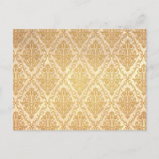 Alte Viktorianische Rose Muster, leicht Postkarte (Vorderseite)