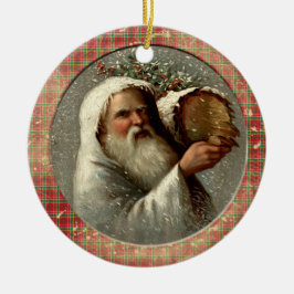 Alte viktorianische rustikale Familie Personalisie Keramik Ornament