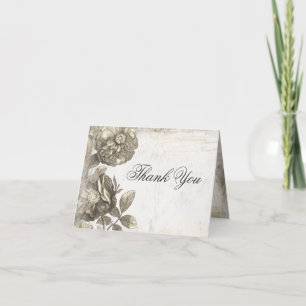 alte vintage Blumen schäbig danke