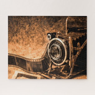 Alte Vintage-Filmkamera Puzzle