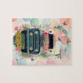 Alte Vintage Flora und Fauna Puzzle (Horizontal)