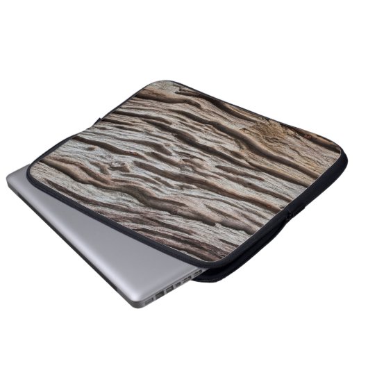 Alte Vintage Holzstruktur abstrakt, Wohngestaltung Laptopschutzhülle (Vorne Knopf)