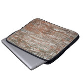 Alte Vintage Holzstruktur Hintergrund-Abstract, Zu Laptopschutzhülle (Vorne Knopf)