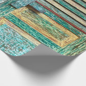alte, Vintage Holztür Geschenkpapier (Ecke)