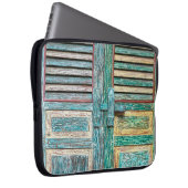 alte, Vintage Holztür Laptopschutzhülle (Vorne Rechts)