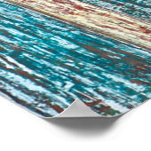 alte, Vintage Holztür Poster (Ecke)