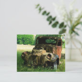 Alte Vintage LKW-Einladung Einladung (Stehend Vorderseite)