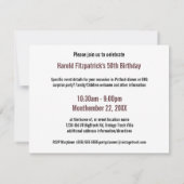 Alte Vintage LKW-Einladung Einladung (Rückseite)